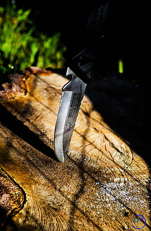 black and grey knife, knife