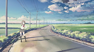 female anime character digital wallpaper, Love Live!