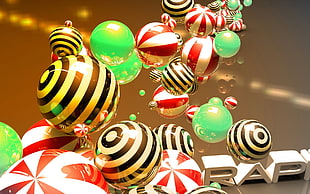 assorted color balloons
