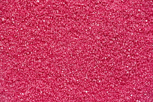 red crystal sand, Grains, Crumb, Texture