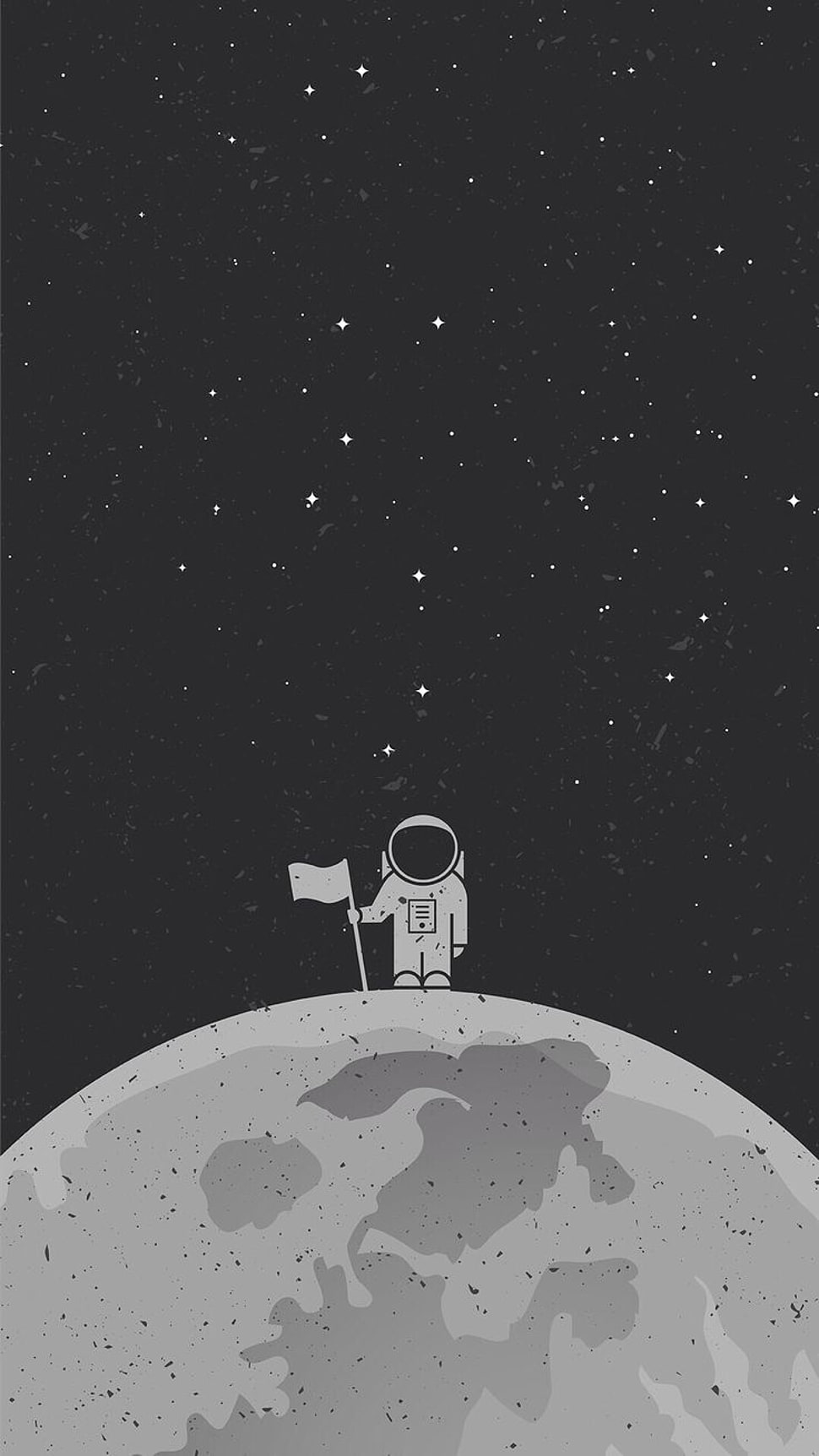 Astronaut illustration HD wallpaper