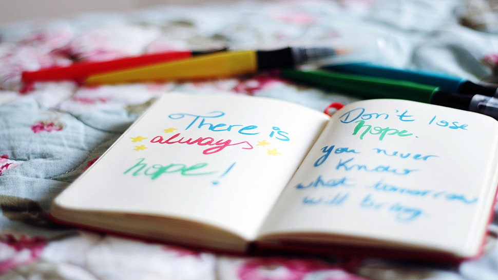 There is always Hope text HD wallpaper