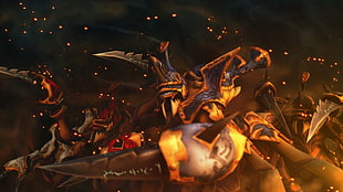 scifi character digital wallpaper, Dota 2, Loading screen