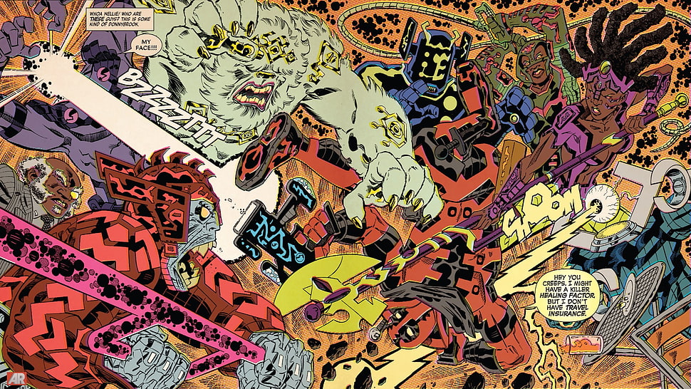 deadpool art, Deadpool, Marvel Comics, comics HD wallpaper