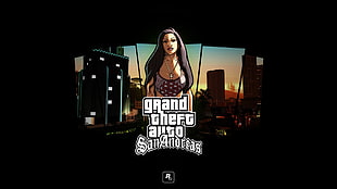 Grand Theft Auto San Andreas digital wallpaper, Grand Theft Auto San Andreas, Rockstar Games, video games, PlayStation 2 HD wallpaper