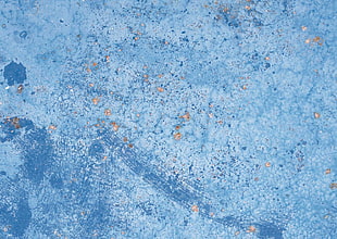 blue snow