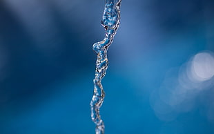 water drop in macro photography HD wallpaper
