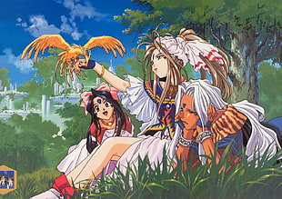 three Anime Character illustration