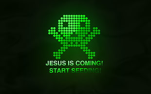 Jesus is Coming! Start Seeding pirate wallpaper, code, BitTorrent