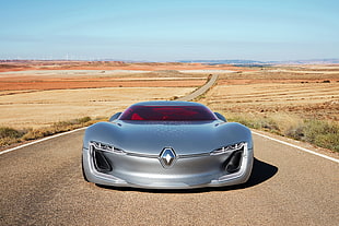 silver Renault sports car concept
