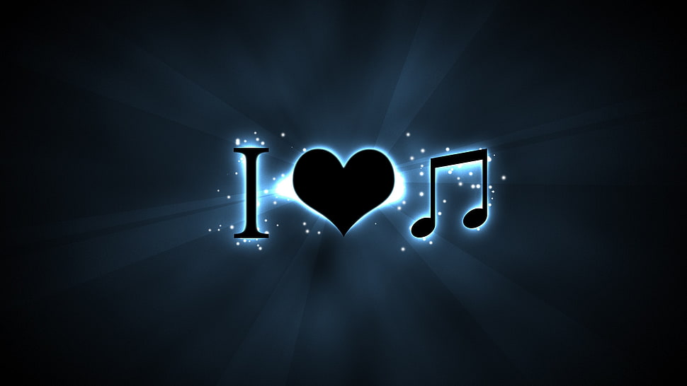 I Love Music wallpaper HD wallpaper