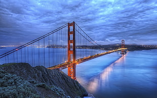 Golden Gate Bridge, San Francisco digital wallpaper, bridge, San Francisco, USA, Golden Gate Bridge