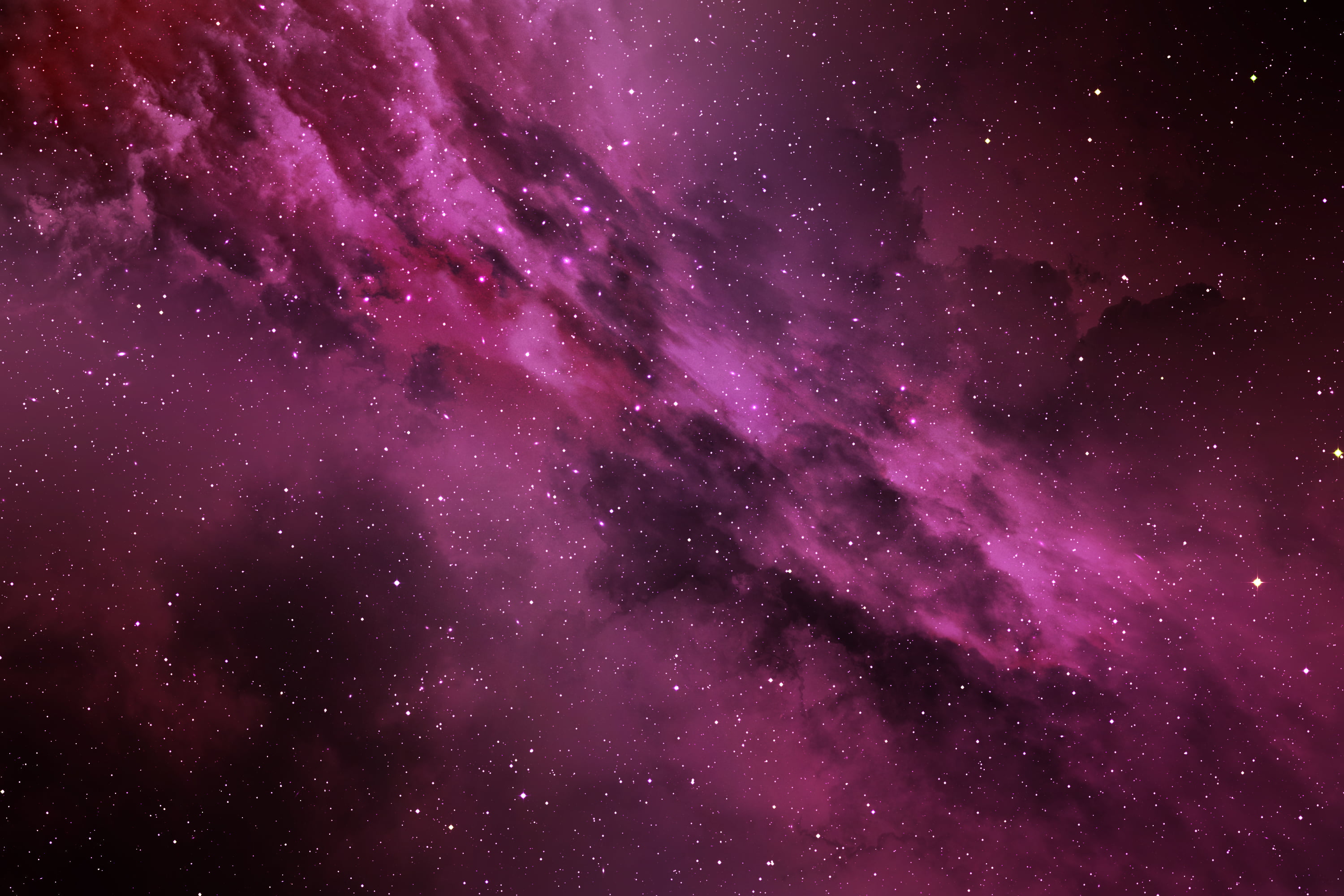Pink And Purple Galaxy Background