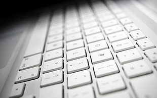 selective focus laptop computer