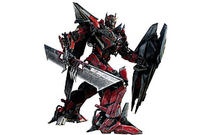red and black Transformers Sentinel robot, Transformers: Dark of the Moon, Sentinel Prime HD wallpaper