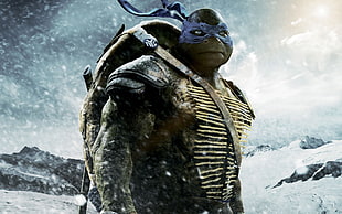 TMNT Leonardo illustration, Teenage Mutant Ninja Turtles, movies HD wallpaper