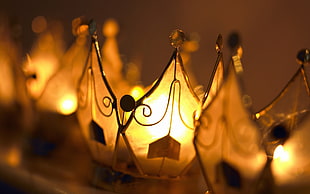 depth of field photography of lighter candle on glass cup