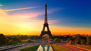 photo of Eiffel Tower, Paris, France HD wallpaper