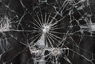 cracked glass screen