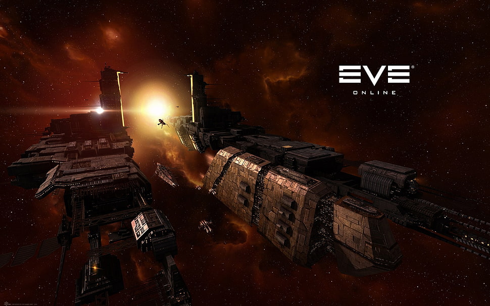 Eve Online illustration, fantasy art, EVE Online, video games HD wallpaper
