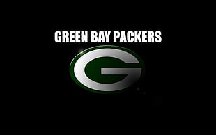 Green Bay Packers logo, Green Bay Packers, American football, digital art, typography