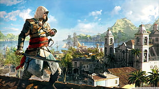 Assassin's Creed concept art, Assassin's Creed: Black Flag, video games, Ubisoft HD wallpaper