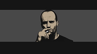 Jason Statham portrait illustration