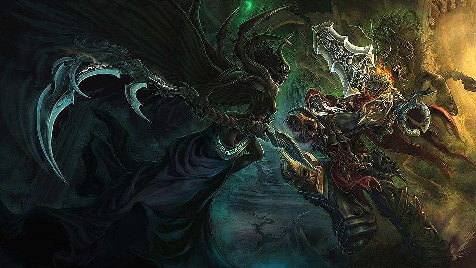 MMORPG digital wallpaper, Darksiders HD wallpaper