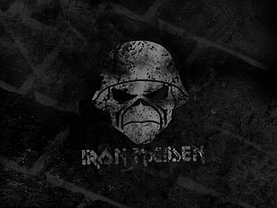 Iron Maiden logo, skull, Iron Maiden, music, Eddie HD wallpaper