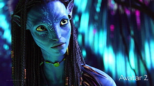 Neytiri from Avatar 2 HD wallpaper