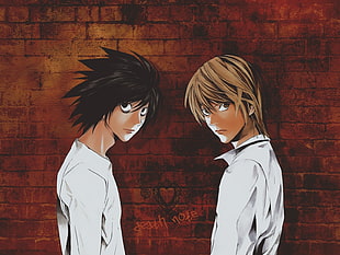 Death Note Light Yagami and L