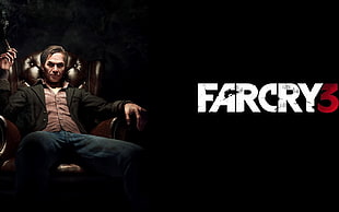 Farcry 3 digital wallpaper, Far Cry 3, Far Cry, Hoyt Volker, black background HD wallpaper