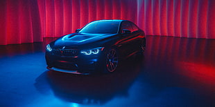 black BMW sedan, BMW, BMW M4, car HD wallpaper