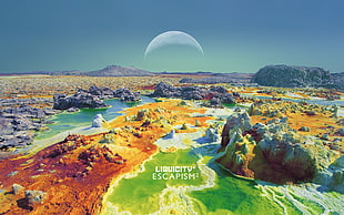 landscape painting, Liquicity, liquid drum and bass, drum and bass, colorful