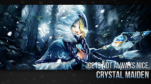 Crystal Maiden from DOTA 2, Dota 2, Rylai, video games, Crystal Maiden (DOTA2)