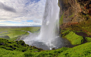 waterfall wallpaper, nature, landscape, waterfall, Iceland