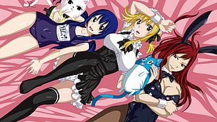 Fairy Tail, Scarlet Erza, Heartfilia Lucy , Marvell Wendy 