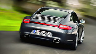 grey Porsche 911 Carrera S coupe, Porsche 911, car, Porsche Carrera 4, coupe HD wallpaper