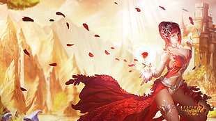 League of Angels character illustration HD wallpaper
