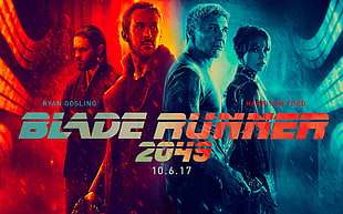 Blade Runner 2045 poster, Blade Runner 2049, science fiction, cyberpunk, Ryan Gosling