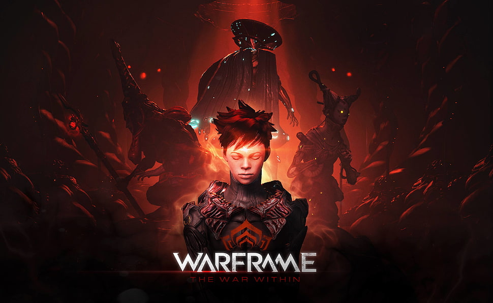 Warframe game illustration HD wallpaper