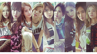 Korean girl-group collage