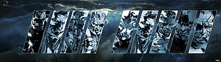 grayscale anime characters illustration, Big Boss, Solid Snake, Solidus Snake, Liquid Snake
