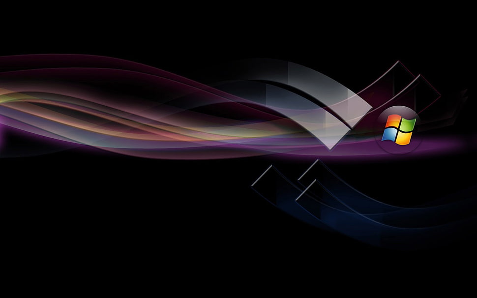 purple and white plastic toy, Windows Vista, Microsoft Windows, operating systems HD wallpaper