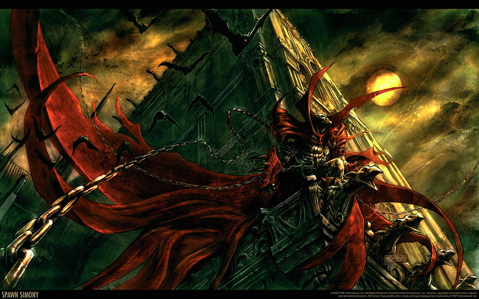 Spawn comic book digital wallpaper, Spawn HD wallpaper