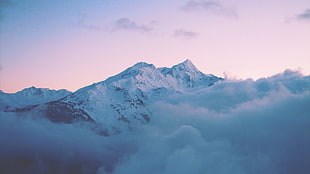 white mountain, landscape HD wallpaper