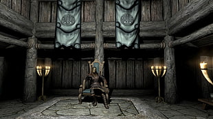 black and gray horse figurine, The Elder Scrolls V: Skyrim, video games