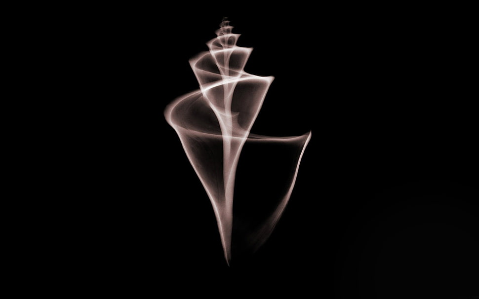 white and brown smoke photo HD wallpaper