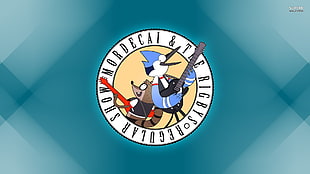 Show Mordecai & The Rigby logo, Regular Show, Mordecai & Rigby, Mordecai, Rigby HD wallpaper