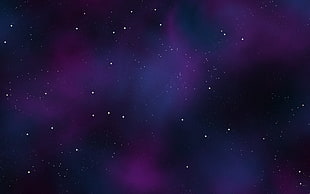 purple and black sky full of stars during nighttime